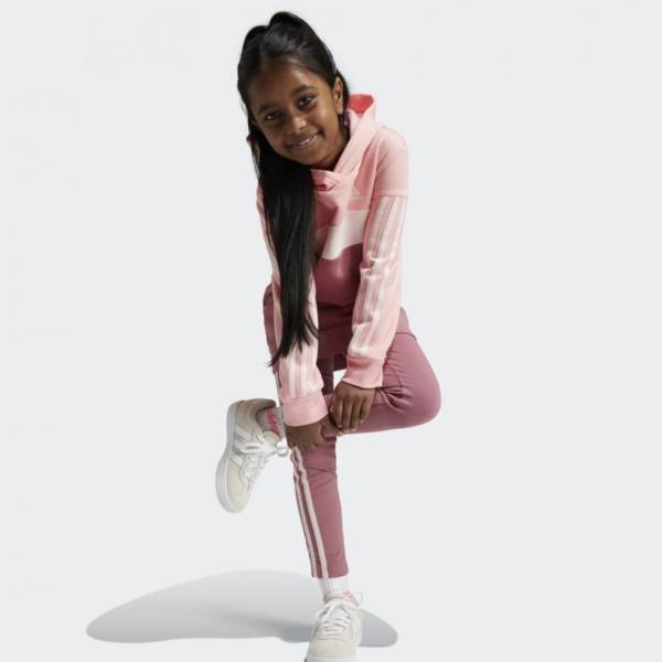 ADIDAS LITTLE GIRLS 3 STRIPES SET