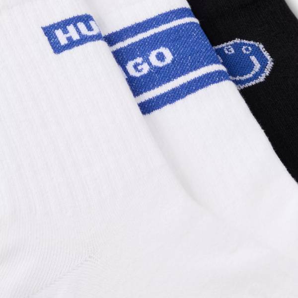 HUGO BLUE 3P QS BLUE DESIGN CC HOSIERY