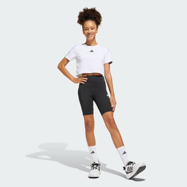 ADIDAS GIRLS TSHIRTR-ES 3-STRIPES SET