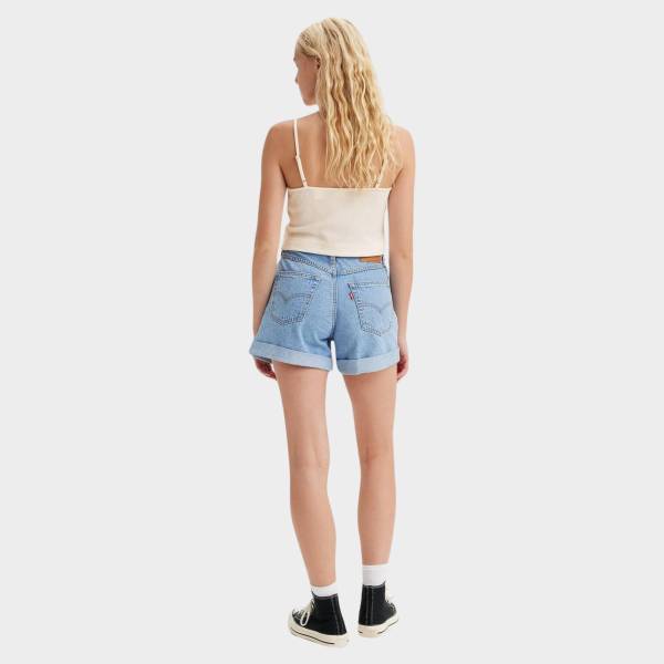 LEVI'S ROLLED 80S MOM SHORTS - FLAT FINISH