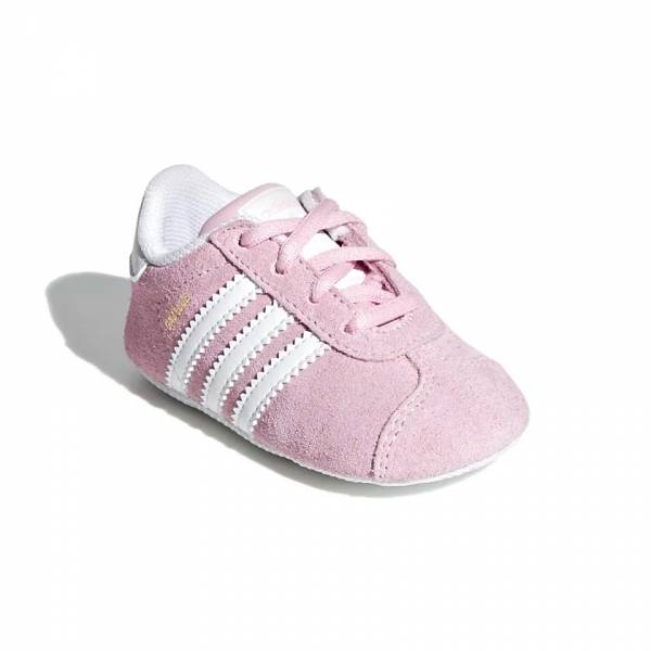 adidas gazelle crib shoes pink