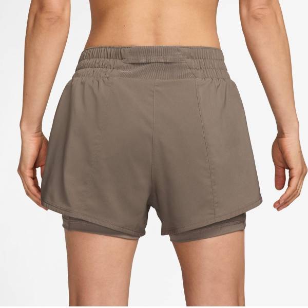 NIKE WOMENS ONE DRI-FIT MR 3IN 2N1 SHORT PANT