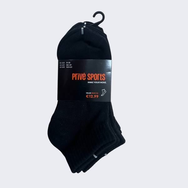 PRIVE SPORTS 5PACK LOW CUT UNISEX SOCKS