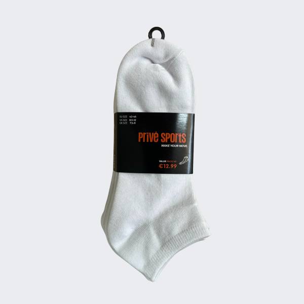 PRIVE SPORTS 5PACK LOW CUT UNISEX SOCKS