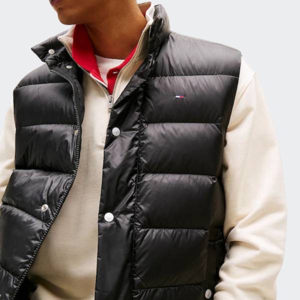 TOMMY JEANS MENS LIGHT DOWN VEST