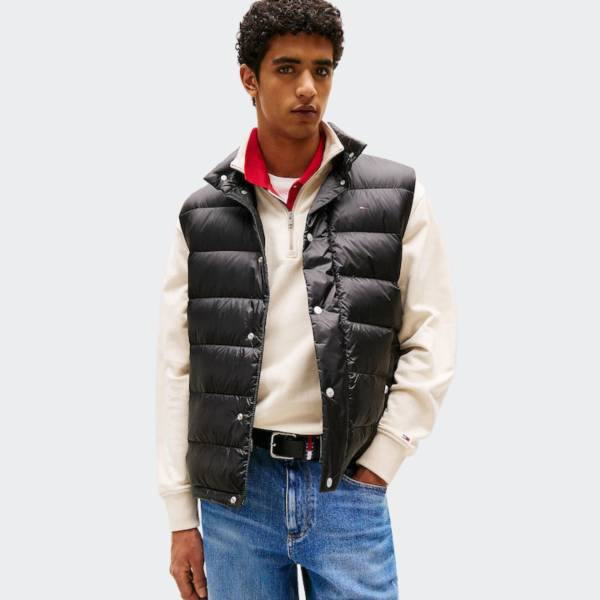 TOMMY JEANS MENS LIGHT DOWN VEST