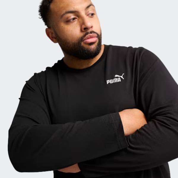 PUMA ESSENTIALS NO. 1 LOGO LONGSLEEVE TEE