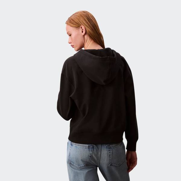 CALVIN KLEIN JEANS ARCHIVE LOGO FRENCH FULL ZIP HOODIE