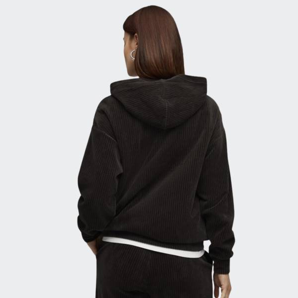 PUMA ESSENTIALS ELEVATED COMFORT VELOUR RIB HOODIE