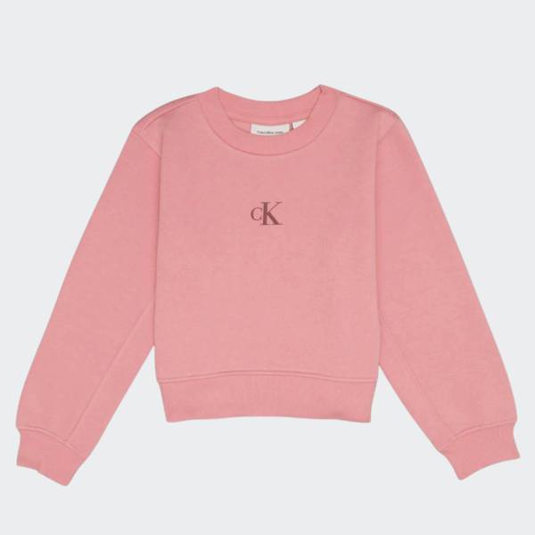 CALVIN KLEIN KIDS LOGO FLEECE SWEATSHIRT