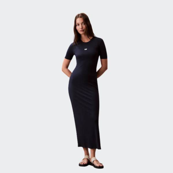 CALVIN KLEIN JEANS MODAL RIB DRESS