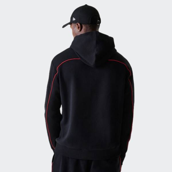 NEW ERA NBA PIPING HOODIE CHICAGO BULLS