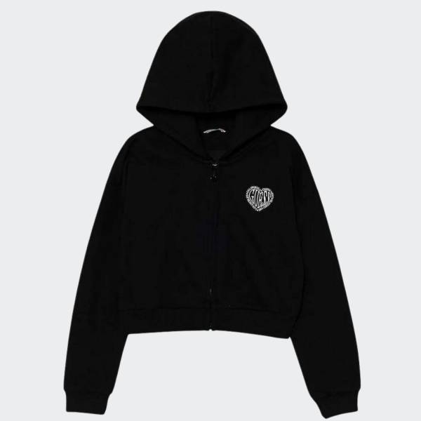 GUESS GIRLS CORE HOODED ZIP SWEAT