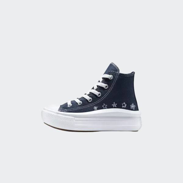 CONVERCE CHUCK TAYLOR ALL STAR MOVE PLATFORM DOODLE STARS