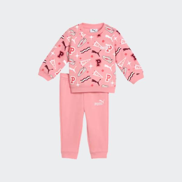 PUMA MINICATS CREW INFANTS FLEECE SET