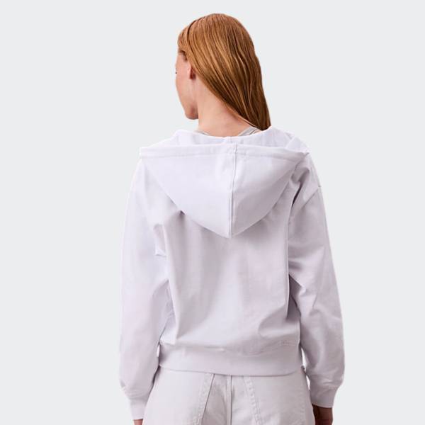 CALVIN KLEIN JEANS MONOLOGO FRENCH TERRY ZIP HOODIE