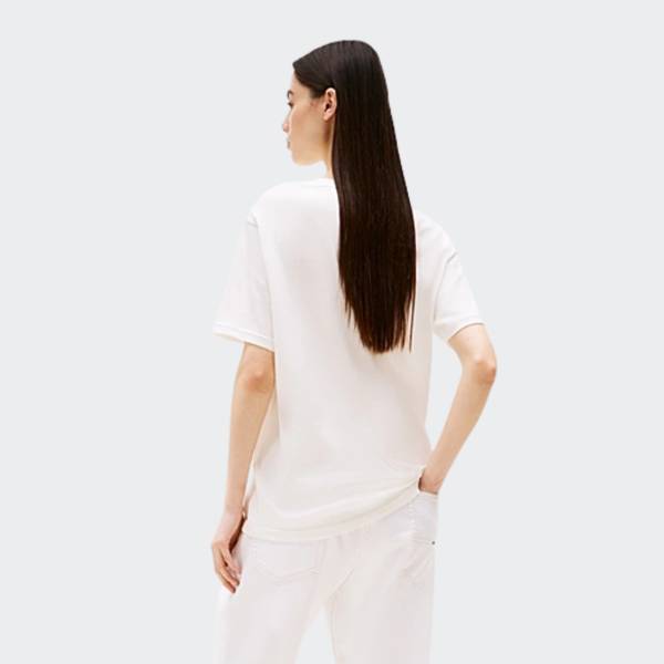 TOMMY JEANS WOMENS RELAXED TONAL TROPICS TEE