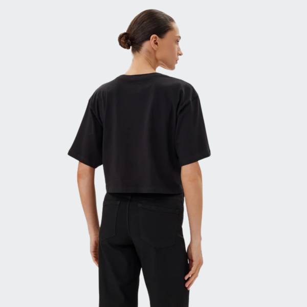 CALVIN KLEIN COTTON BOXY CROP PRIDE TEE