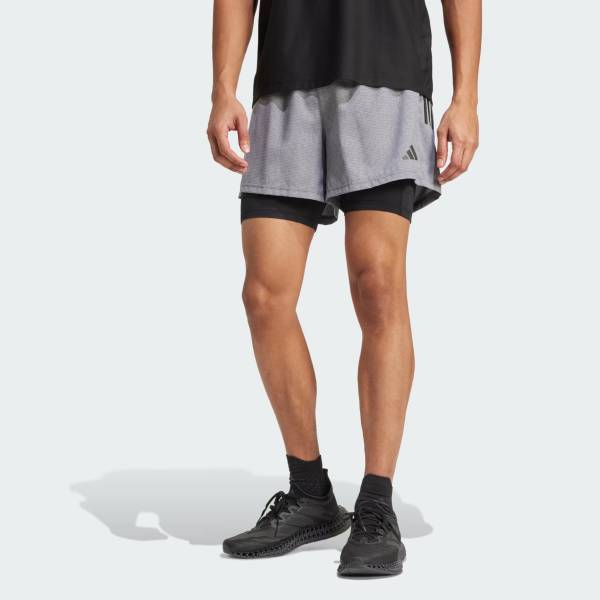 ADIDAS MENS OTR 2 IN 1 SHORT