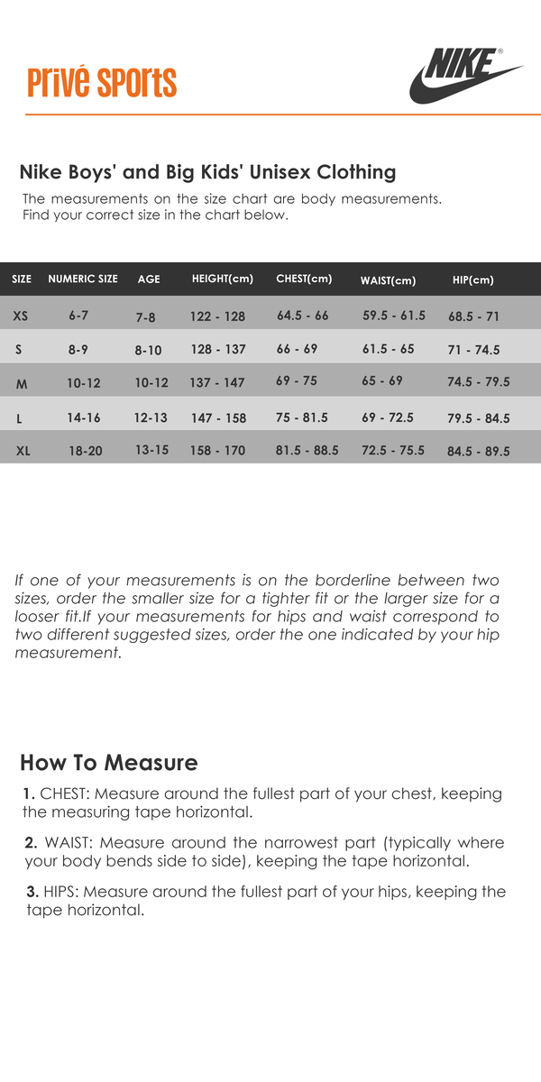 Sizecharts