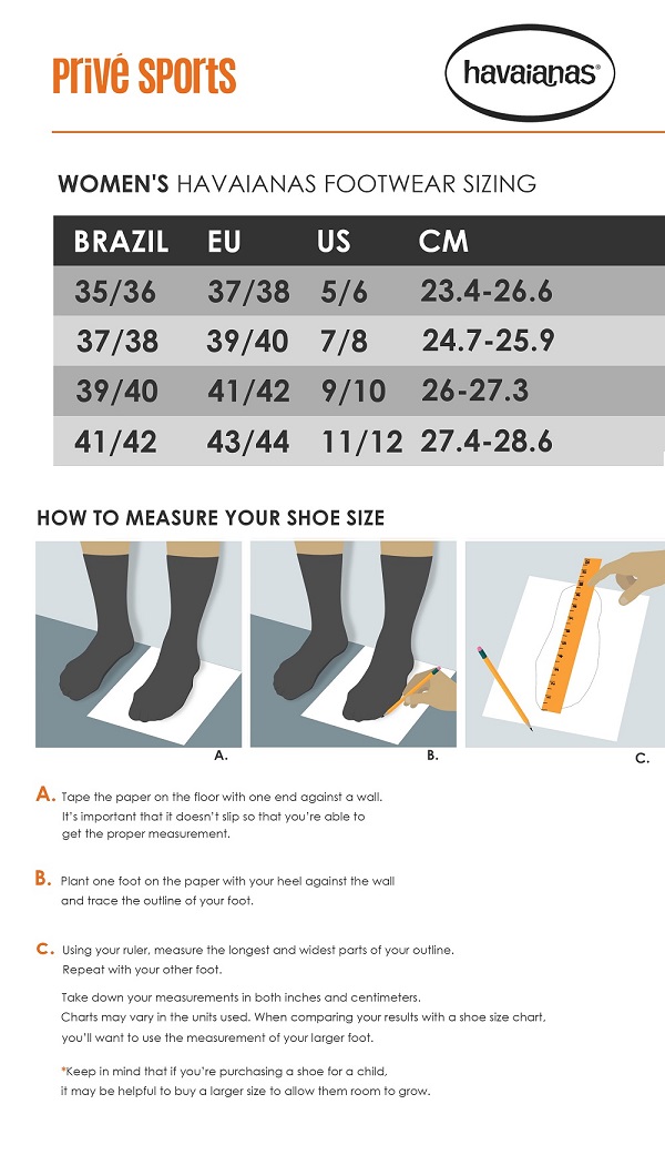 Sizecharts