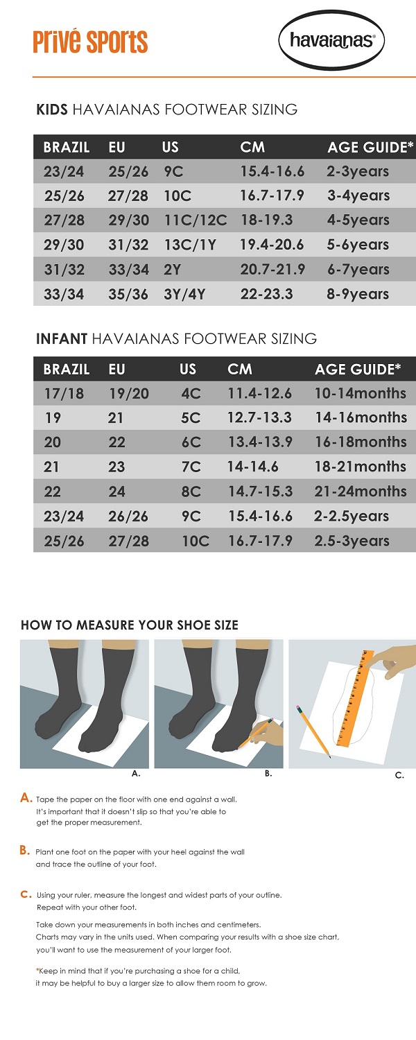 Sizecharts